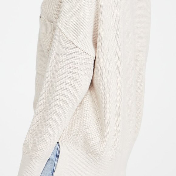 PISTOLA DENIM Darya Oversized Crewneck Pullover in Dove Size S (NEW WITH TAGS) - Picture 5 of 7